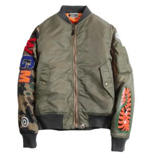 bape shark bomber jacket