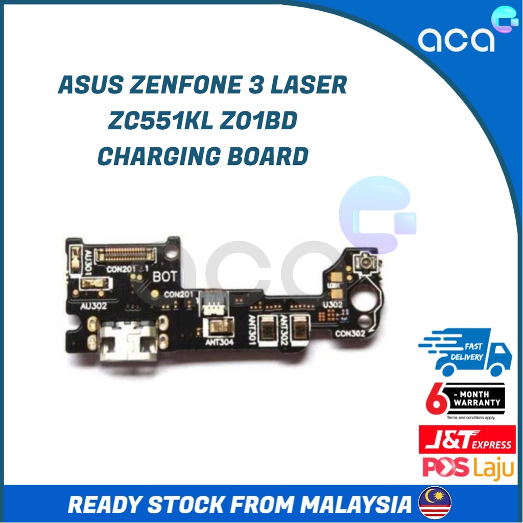 Asus Zenfone 3 Laser Zc551kl Z01bd Charging Port Charging Board With Mic Shopee Malaysia