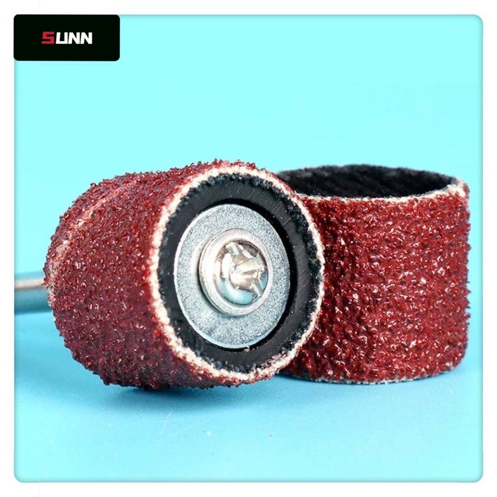 SUNN 3mm Mini Grinder Round Sandpaper Straight Drill Brush Rotary Tool