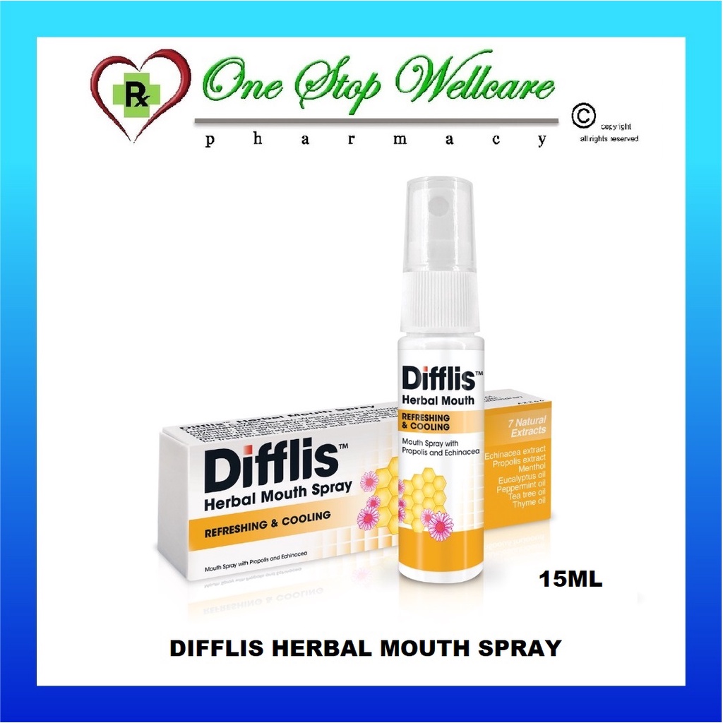 DIFFLIS HERBAL MOUTH SPRAY 15ML (EXP07/2024) Shopee Malaysia