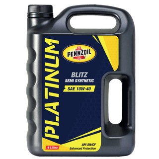 Pennzoil Platinum Blitz SEMI SYNTHETIC SAE 10W-40 API SN 