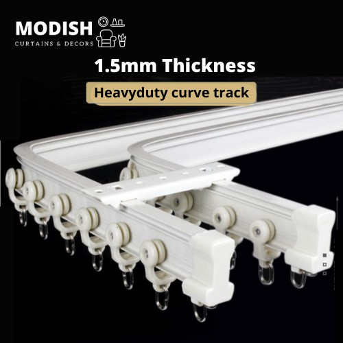 T03 Curtain rail curtain track curtain rod langsir railing bendable