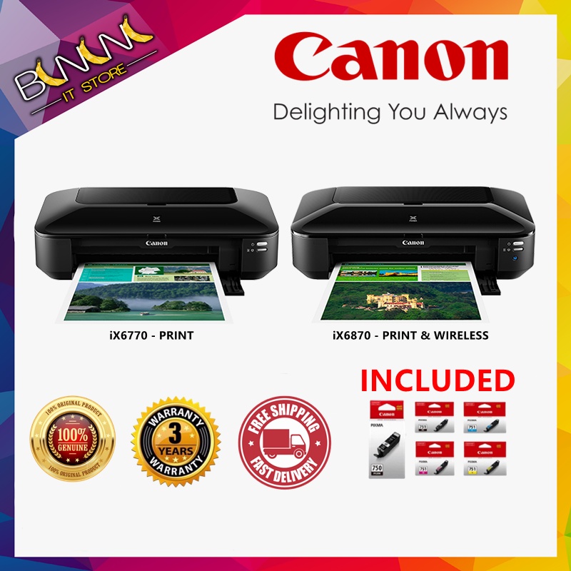 CANON PIXMA IX6770 A3+ INKJET PRINTER PRINT / IX6870 A3+ PRINTER