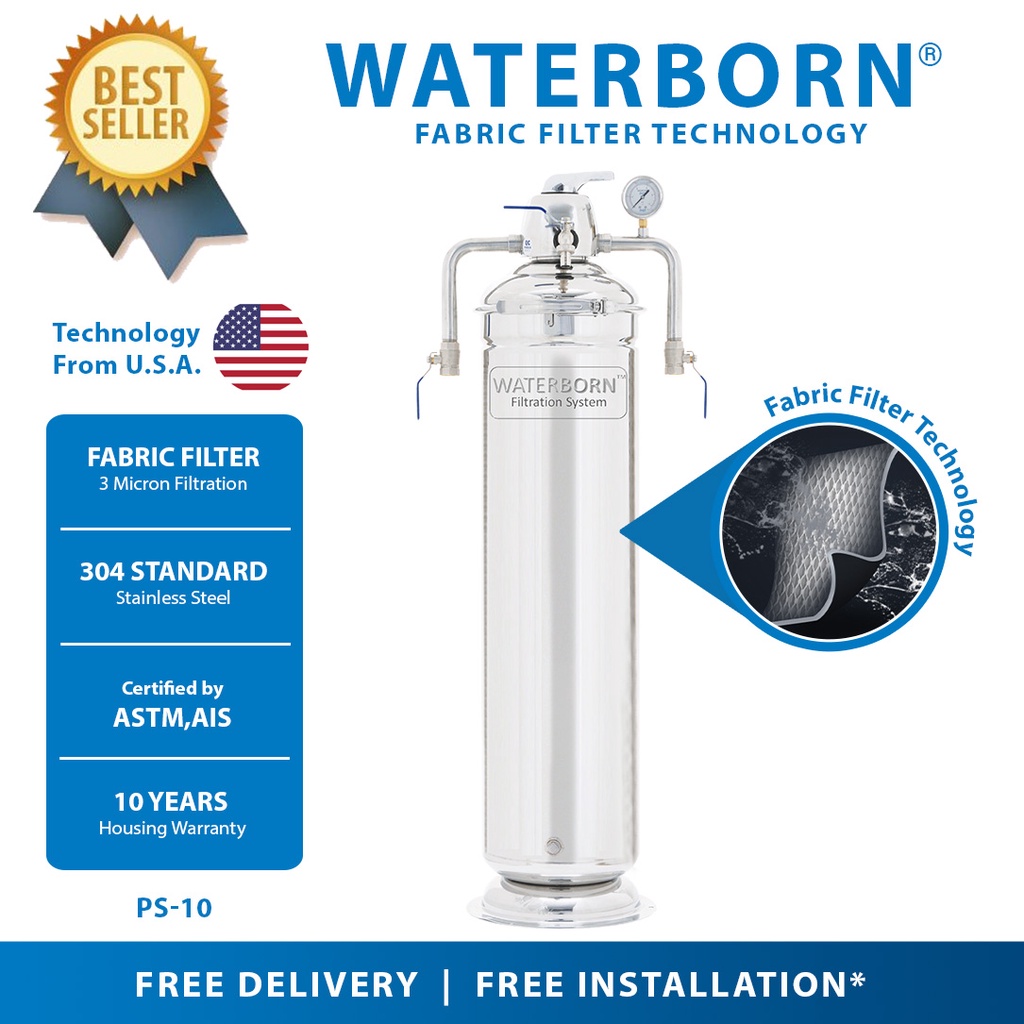 WATERBORN PS10 Sitron Water Filter Bag Master Outdoor Filter (Warranty