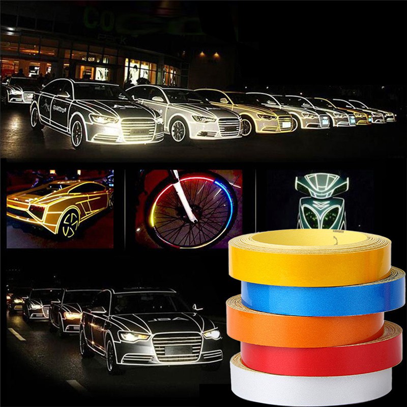 5mx1cm Motorcycle Car Luminous Reflective Sticker Reflective Tape