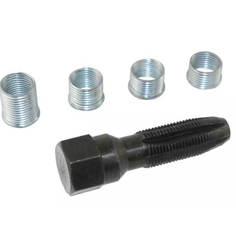 REAMER & HELICOIL THREAD INSERT 14mm SPARK PLUG RETHREAD KIT CYLINDER HEAD TAP REAMER & HELICOIL THREAD INSERT 14mm SPARK PLUG RETHREAD KIT CYLINDER HEAD TAP