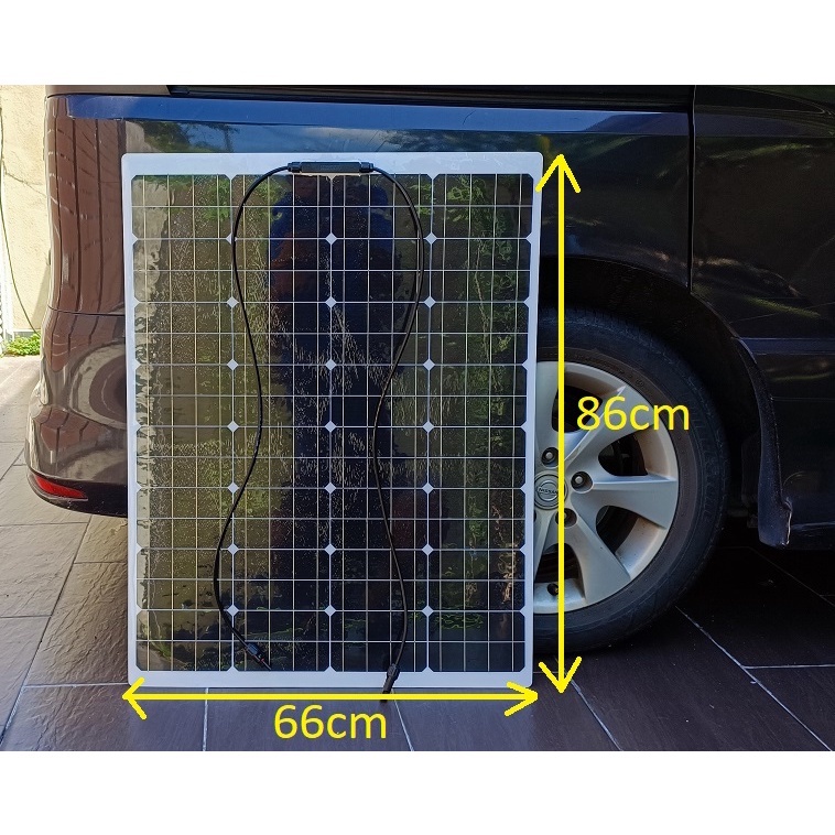 100W Flexible Solar Panel *Monocrystalline*High Grade* | Shopee Malaysia