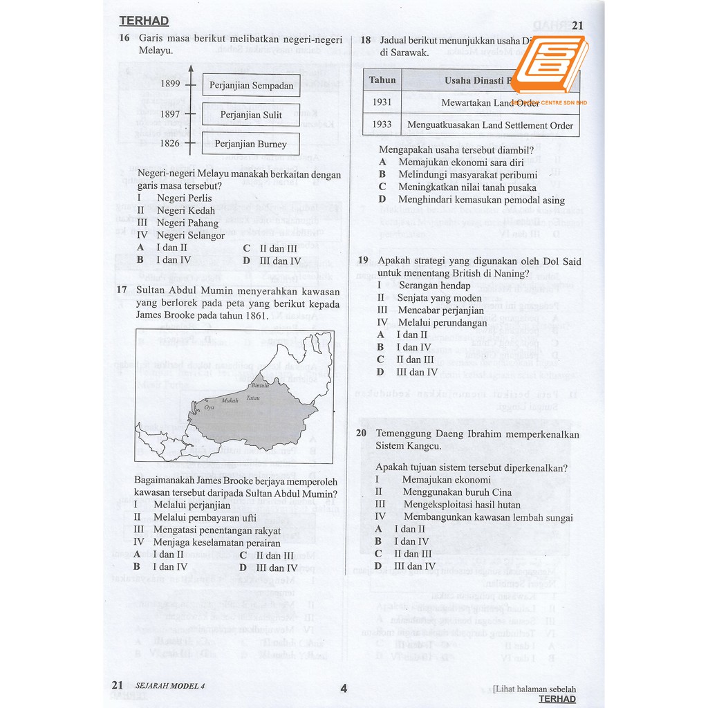 Sbcb Kertas Model Koleksi Pt3 Tingkatan 3 2021 Shopee Malaysia