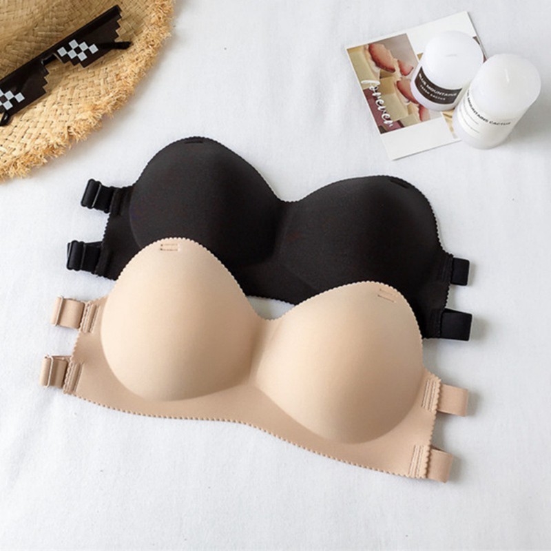 strapless bra with thin back strap