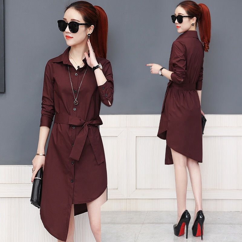 korean long blouse