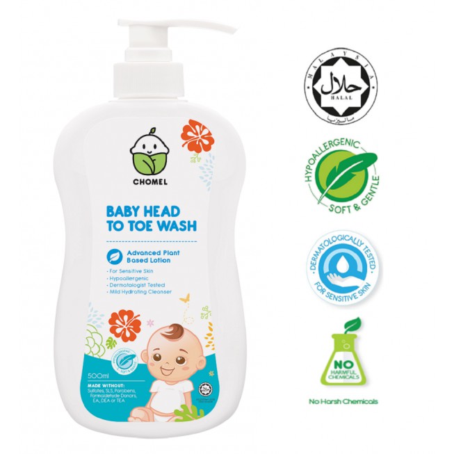 Chomel Baby Head To Toe Wash 500ml | Shopee Malaysia