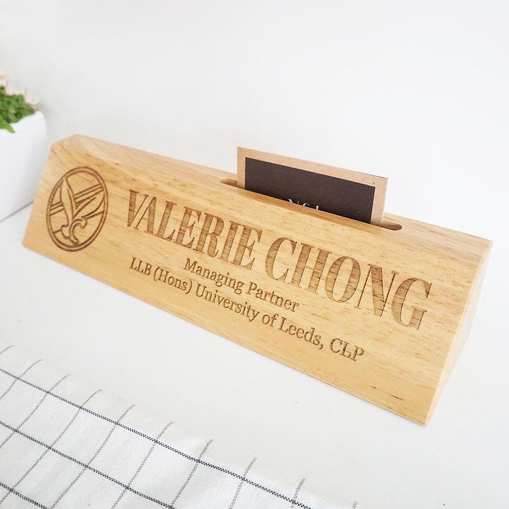 Personalized Wooden Desk Name Plate Shopee Malaysia