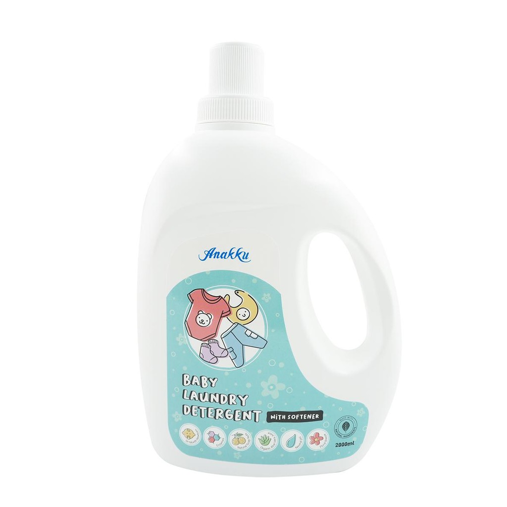 Ready Stock Anakku Baby Liquid Laundry Detergent With Softener 2l Sabun Basuh Pencuci Baju Bayi Shopee Malaysia