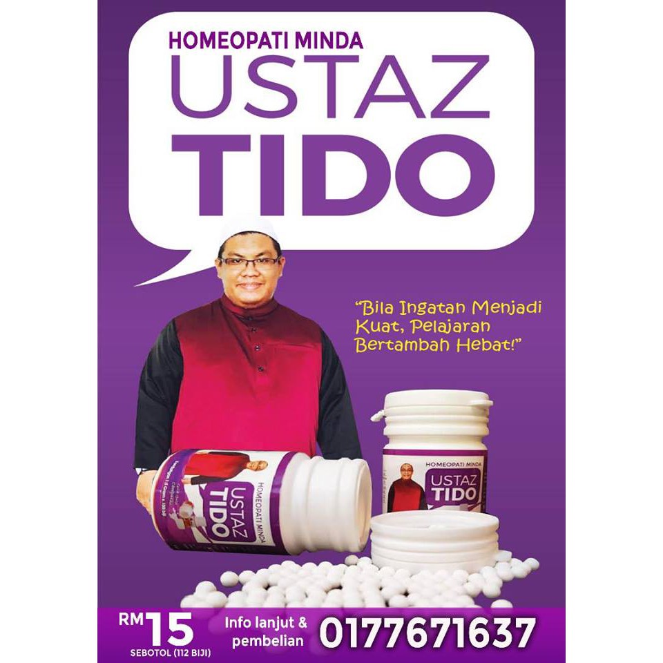 Energy Booster Ustaz Tido  Shopee Malaysia