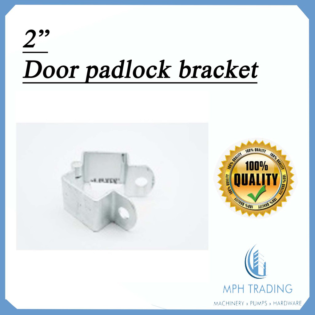 2" High Quality Door Padlock Bracket Lock Clamp Gate Locker Shopee