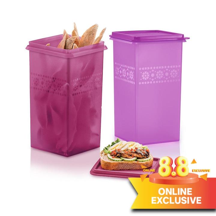 Tupperware Mosaic Bread Server 3.0L/ Bekas Roti/ Bread Keeper/ Roti/ Bread