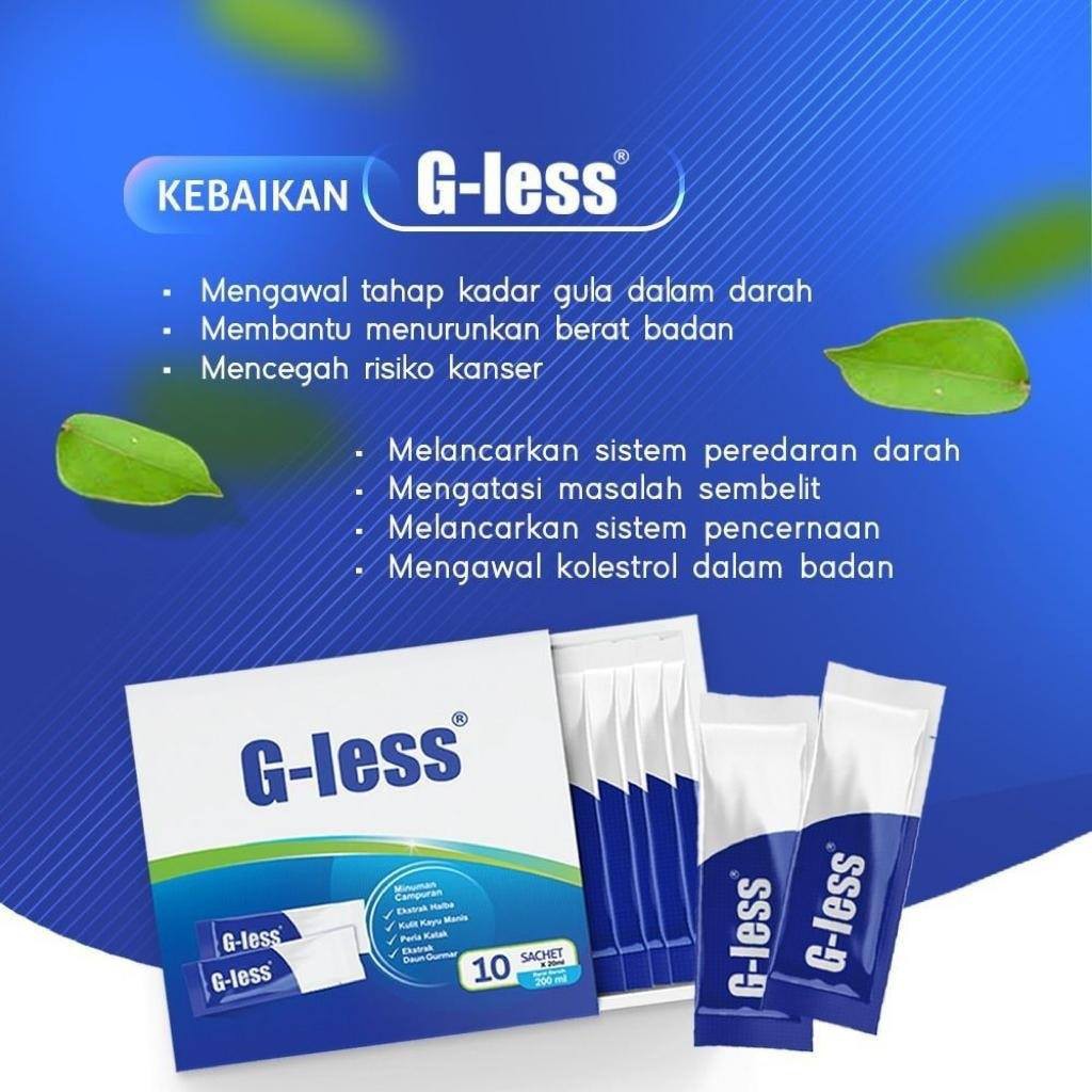 (READY STOCK) GLESS Original (Sachet form) SOLUSI DiABETES Kencing
