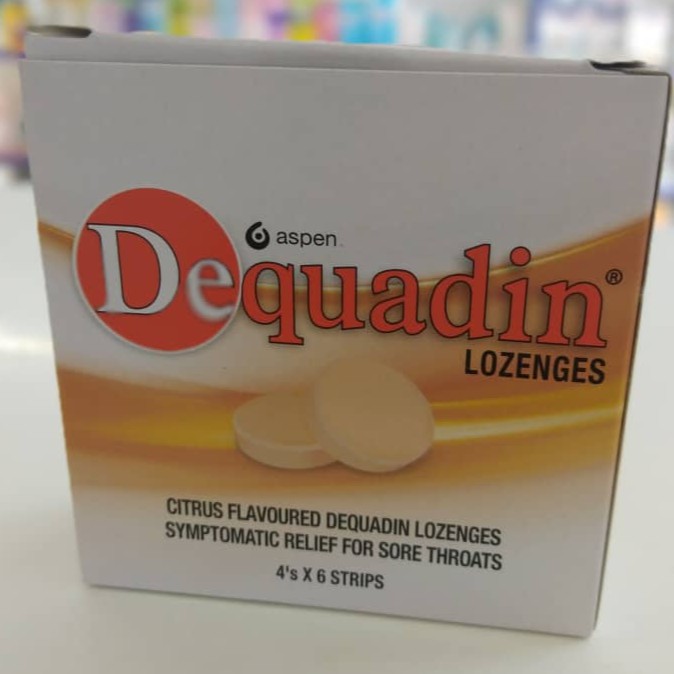 Dequadin lozenges 4's x 6 strips | Shopee Malaysia