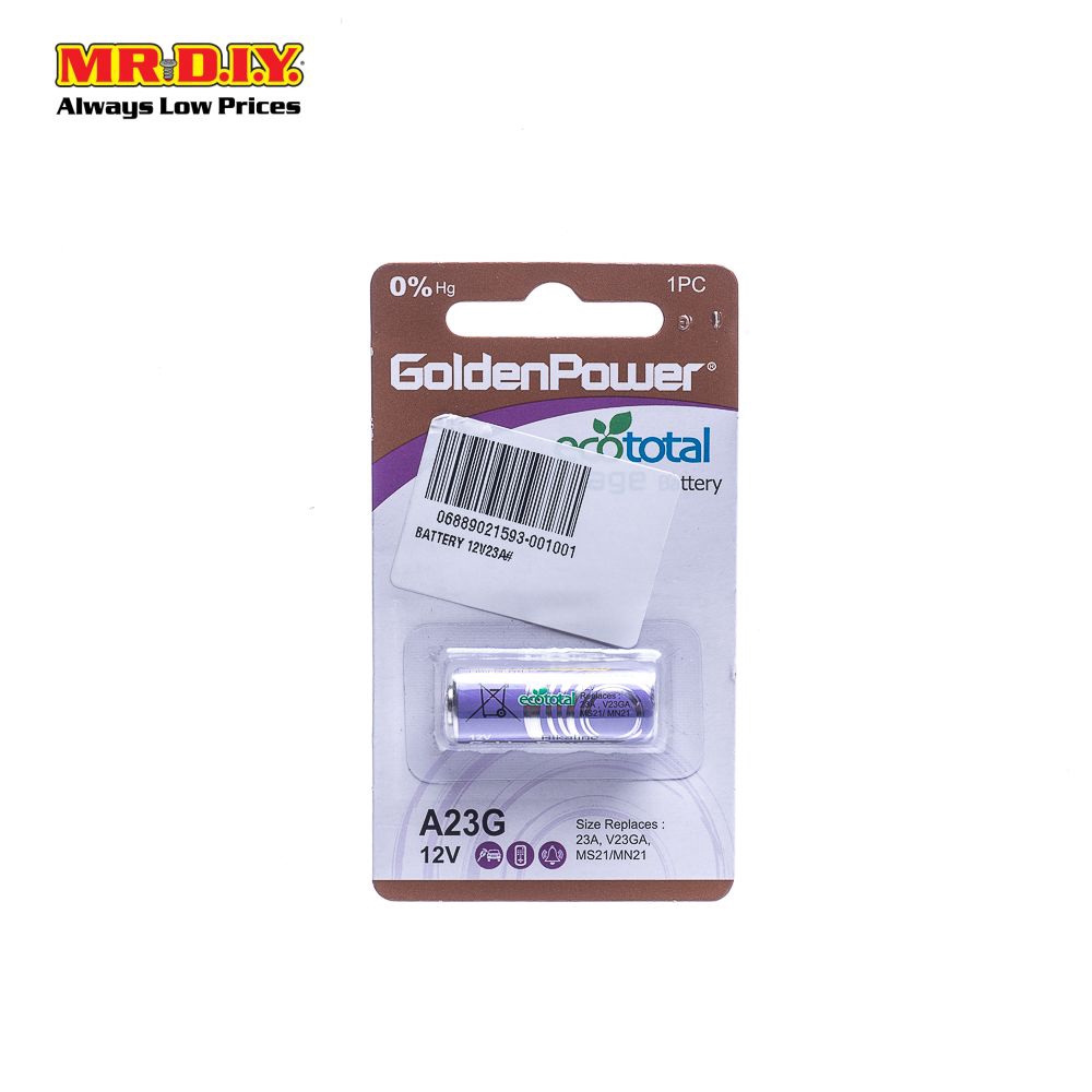 GOLDEN POWER Ecototal High Voltage Battery (12V) A23G Shopee Malaysia