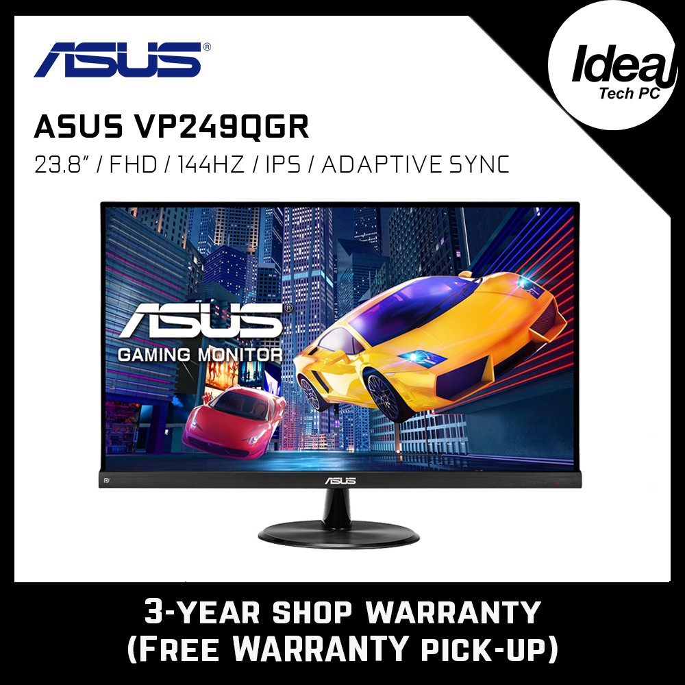 Asus Vp249qgr 23 8 Fhd Ips 144hz Adaptive Sync Shopee Malaysia