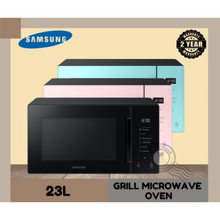 Samsung Grill Microwave Oven With Healthy Grill Fry Function 23l Mg23t5018cp Shopee Malaysia