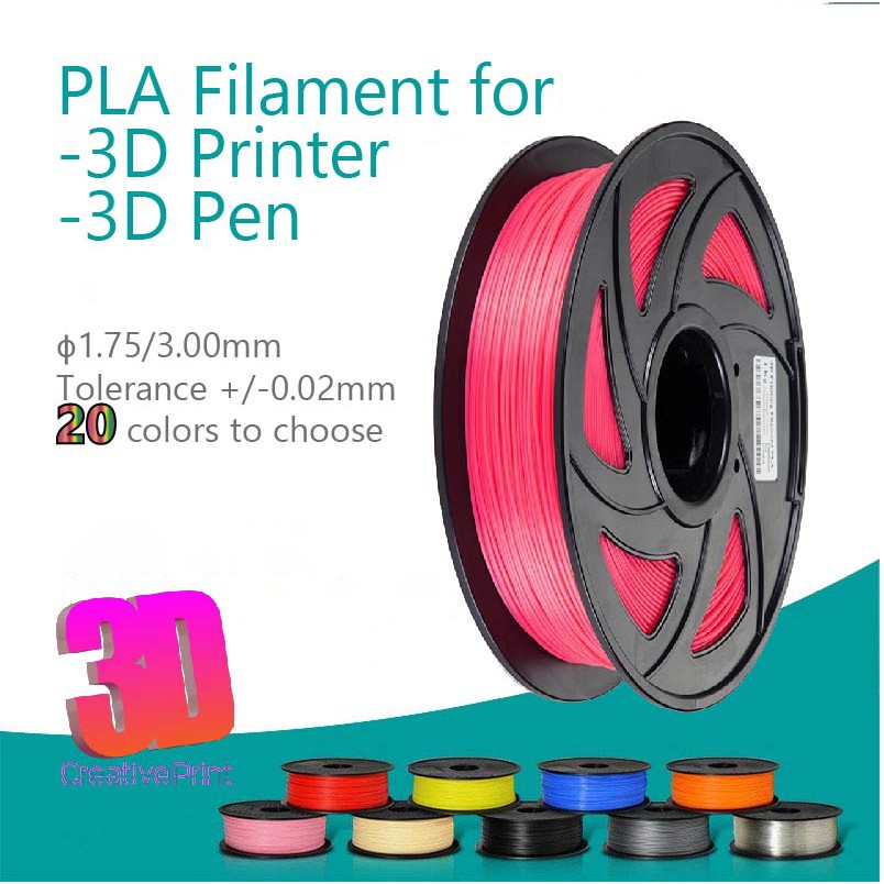 [Ready Stock] PLA Filament 1.75mm (1kg) for 3D Printer / 3D Pen More ...
