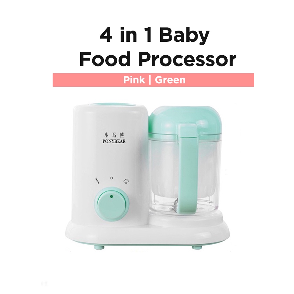 Quick and Simple 4 in 1 Multifunction Baby Food Processor Steamer Mixer Blender Heating Defrost Blend Bayi Makanan Mesin