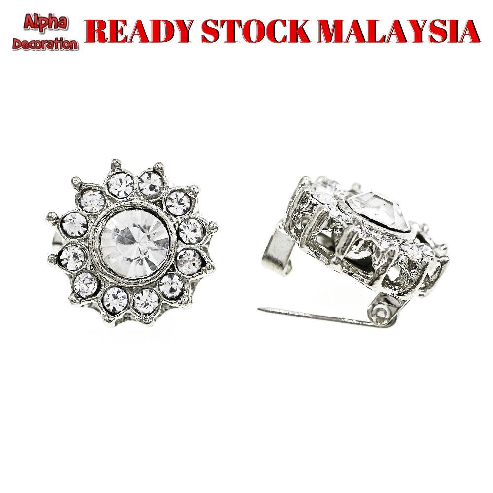 silver brooch pin