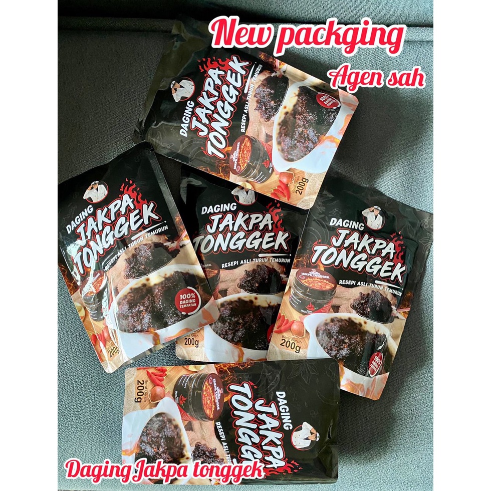 Daging Jakpa Tonggek New Packing Resepi Turun Temurun Ready Stock Agen Sah Shopee Malaysia