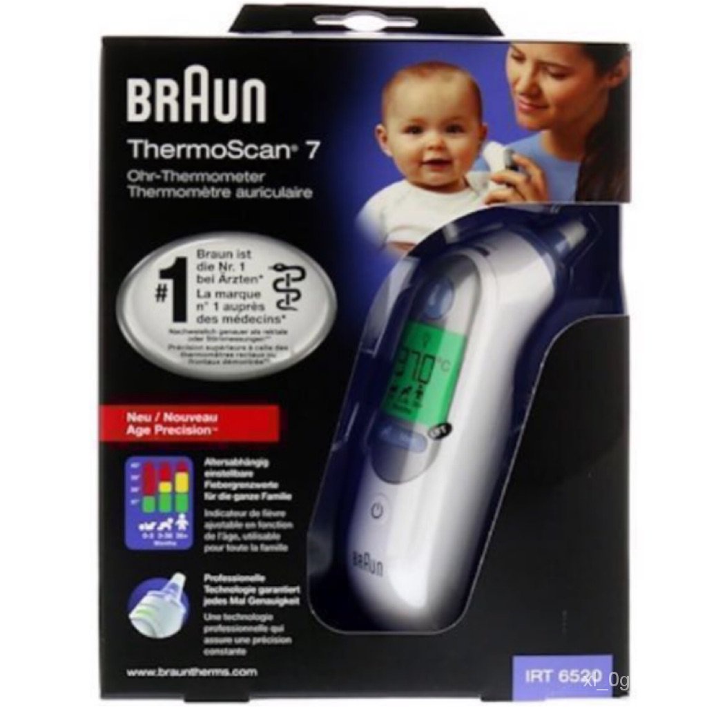 Braun Thermoscan® 7 IRT6520/ IRT 6520 digital ear thermometer