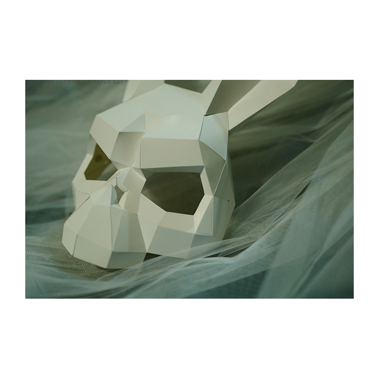 Bw Available Halloween Skull Geometry Rabbit Mask Origami Photography Tremolo Animation Cos Trend Party 3d Bp4 Shopee Malaysia