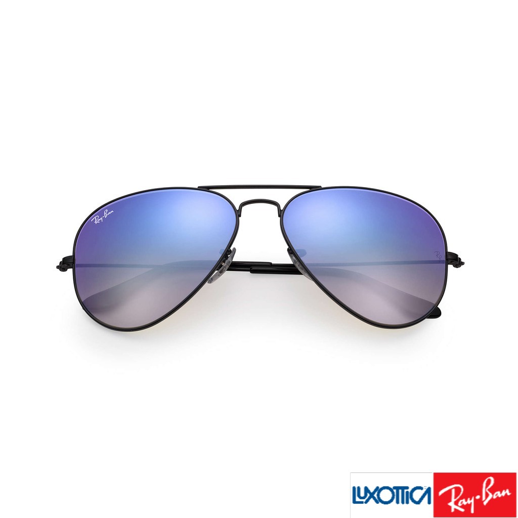 Original Italy Rayban Aviator Flash Lenses Gradient Sunglasses Rb3025 002 4o Flash Blue Lens Shopee Malaysia