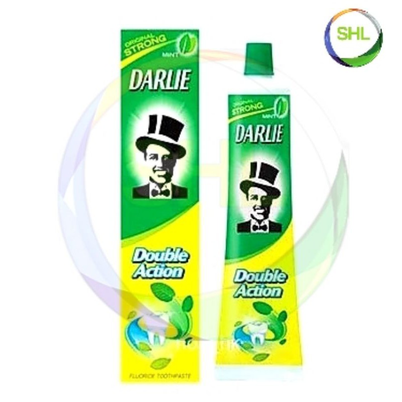 Darlie Toothpaste Double Action Original Strong Mint 225g Ubat Gigi