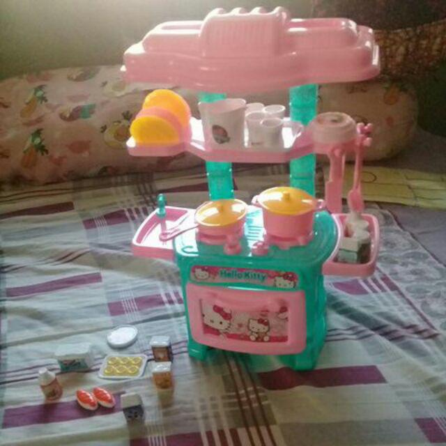 Ready Stock Koren Hello Kitty Mini Kitchen children best