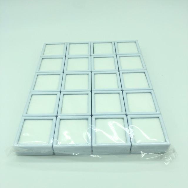 4 X 4 CM Display plastic box Storage for Gems 20 pcs 1.5" X 1.5" inch Gem 