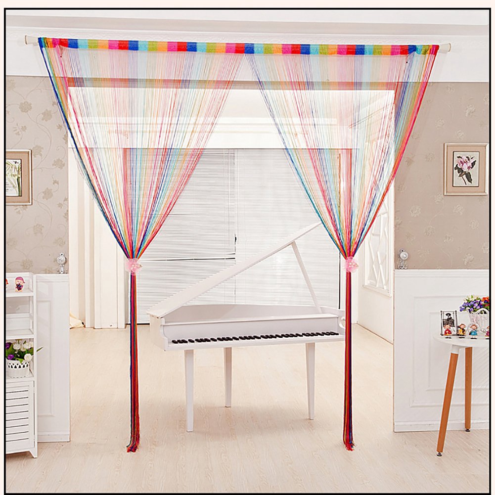 Glitter Door Wall Window Doorways Panel Fly Screen Fringe Room