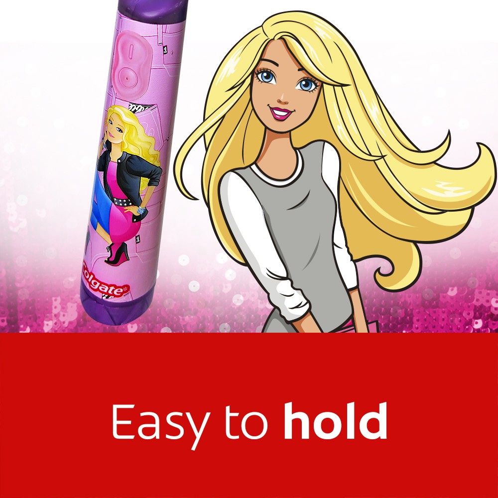 colgate barbie battery toothbrush