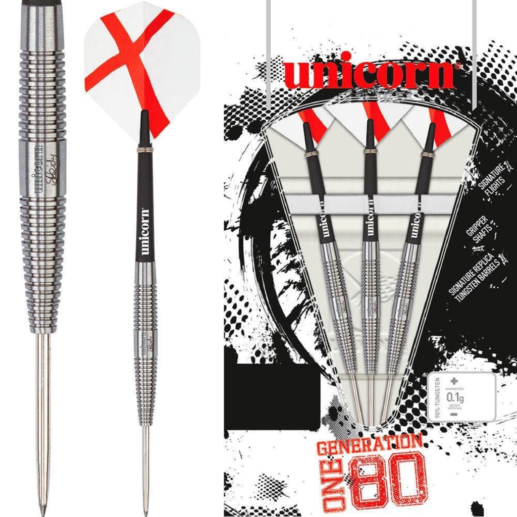 UNICORN STEEL TIP DART GENERATION 0NE80 SHANE REIDY 95 TUNGSTEN (25G