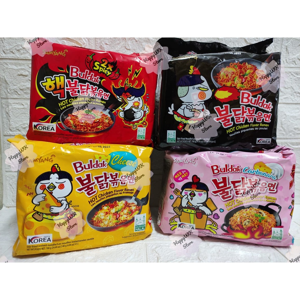 [Ready Stock] Samyang Ramen Flavour Hot chicken/Carbonara/Cheese/Extra ...