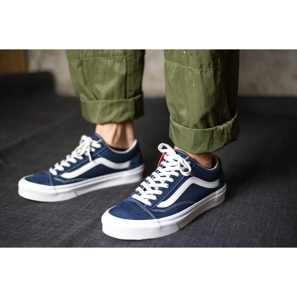 vans style 36 navy blue