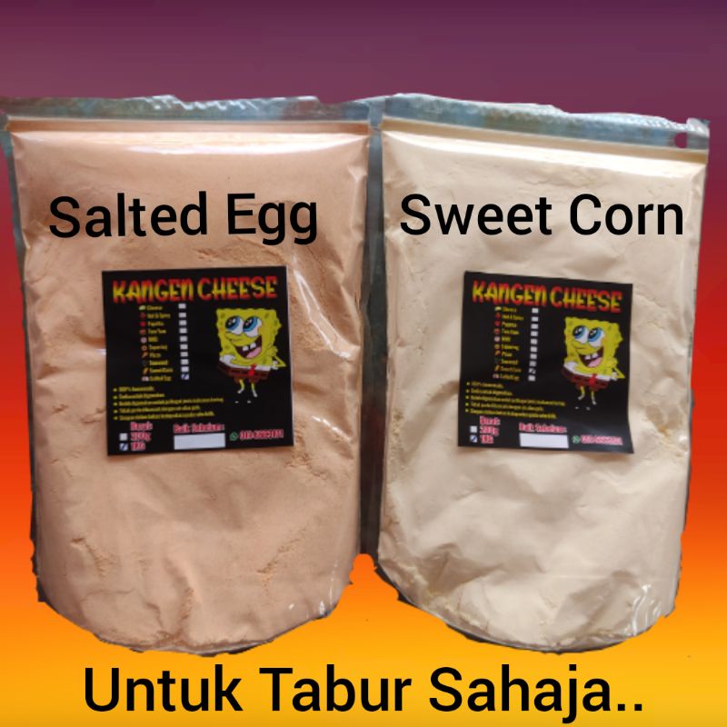Ready Stock 1kg Kangen Cheese Berperisa Salted Egg Powder Sweet Corn