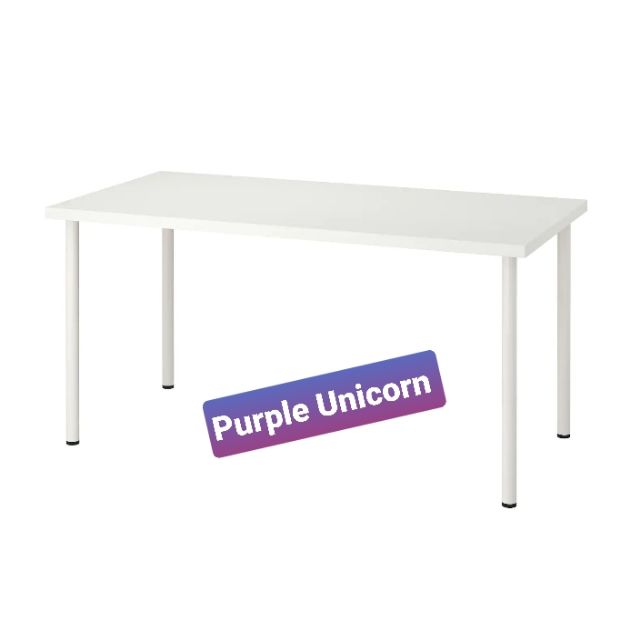 LINNMON/ADILS Table, White, 150 × 75 cm Shopee Malaysia