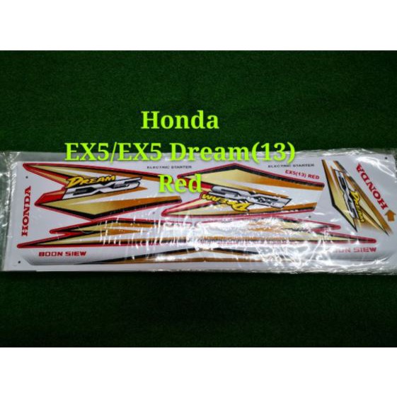 Body Sticker Honda EX5/EX5 Dream (13) 5 Colours  Shopee Malaysia