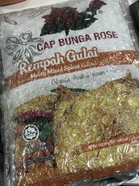 Rempah Gulai Cap Bunga Rose 205gm | Shopee Malaysia