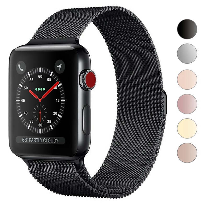 Milanese Stainless Steel Strap Apple Watch Series SE 6 5 4 3 2 1 iWatch Stainless Steel Apple Watch Se