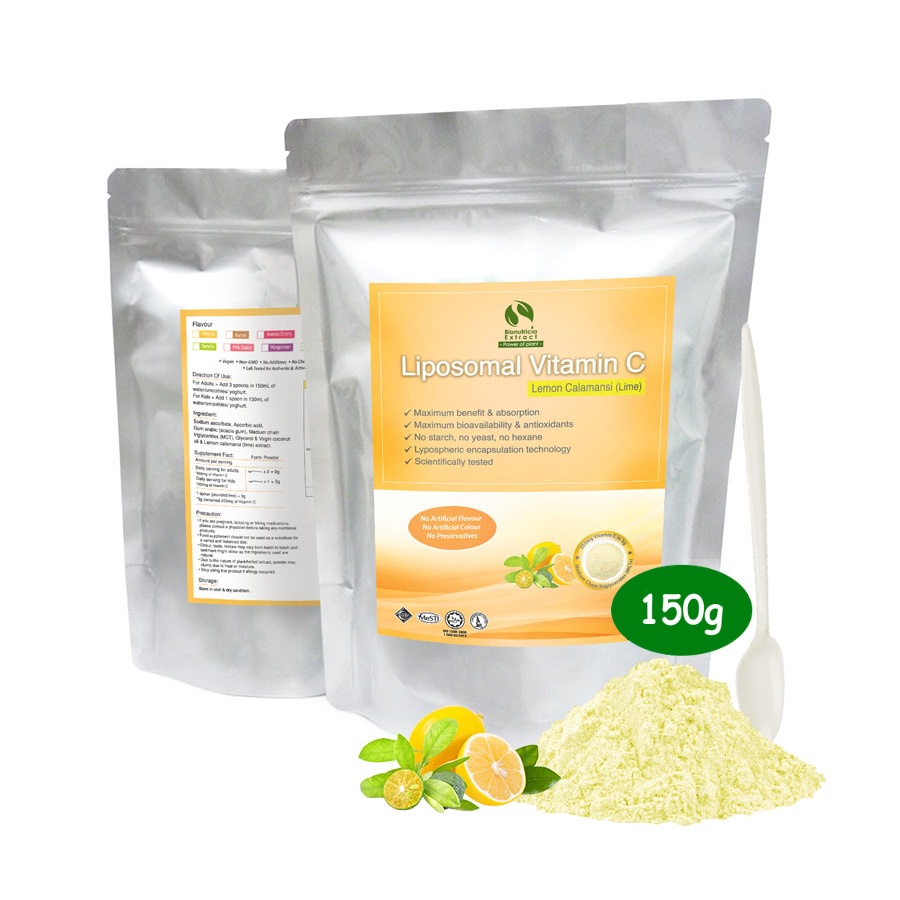 Liposomal Vitamin C+Lemon Lime Extract Powder (150g) Shopee Malaysia