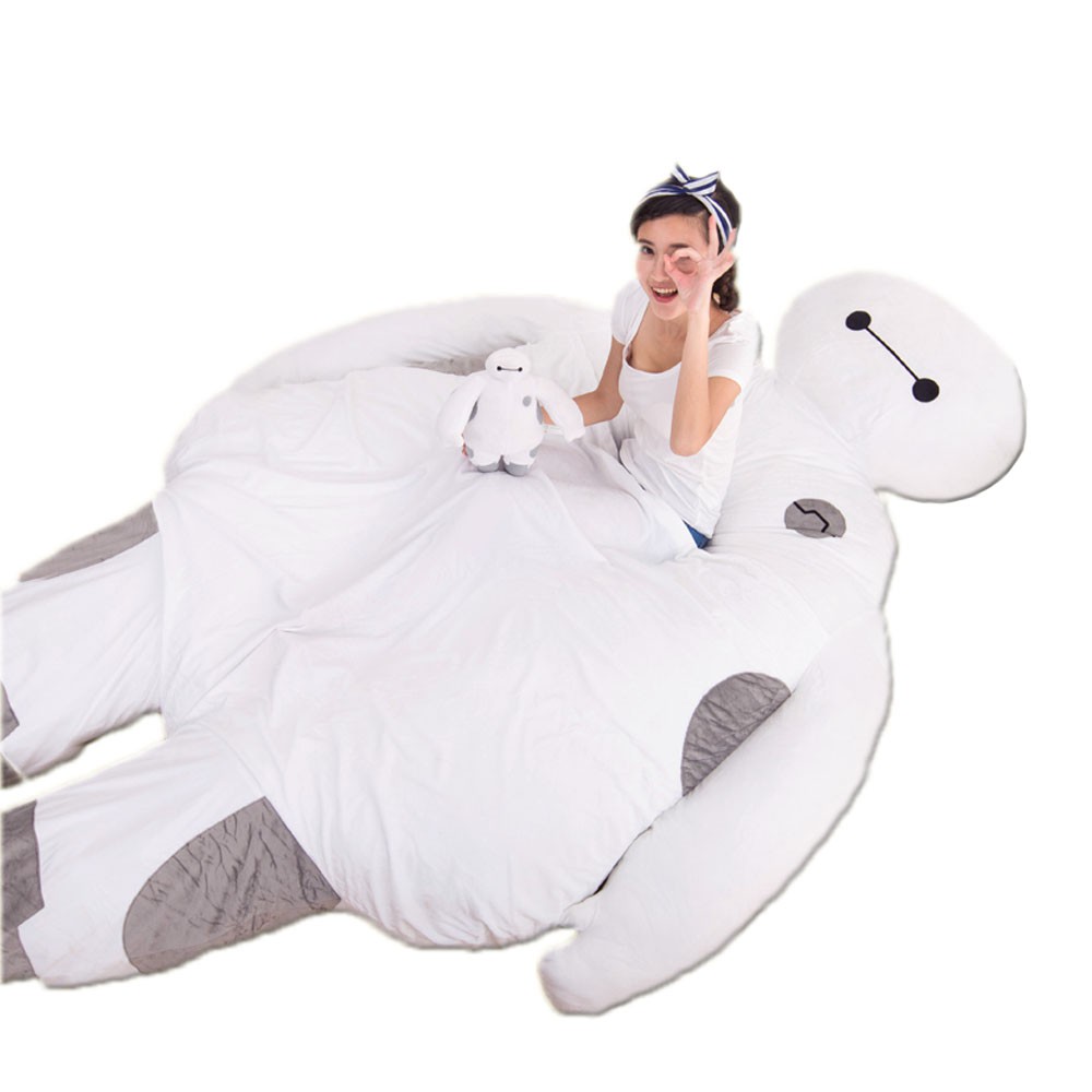 Fancytrader Giant Big Hero 6 Plush Baymax Sofa Bed Tatami Sleeping Bag 220x150cm Shopee Malaysia
