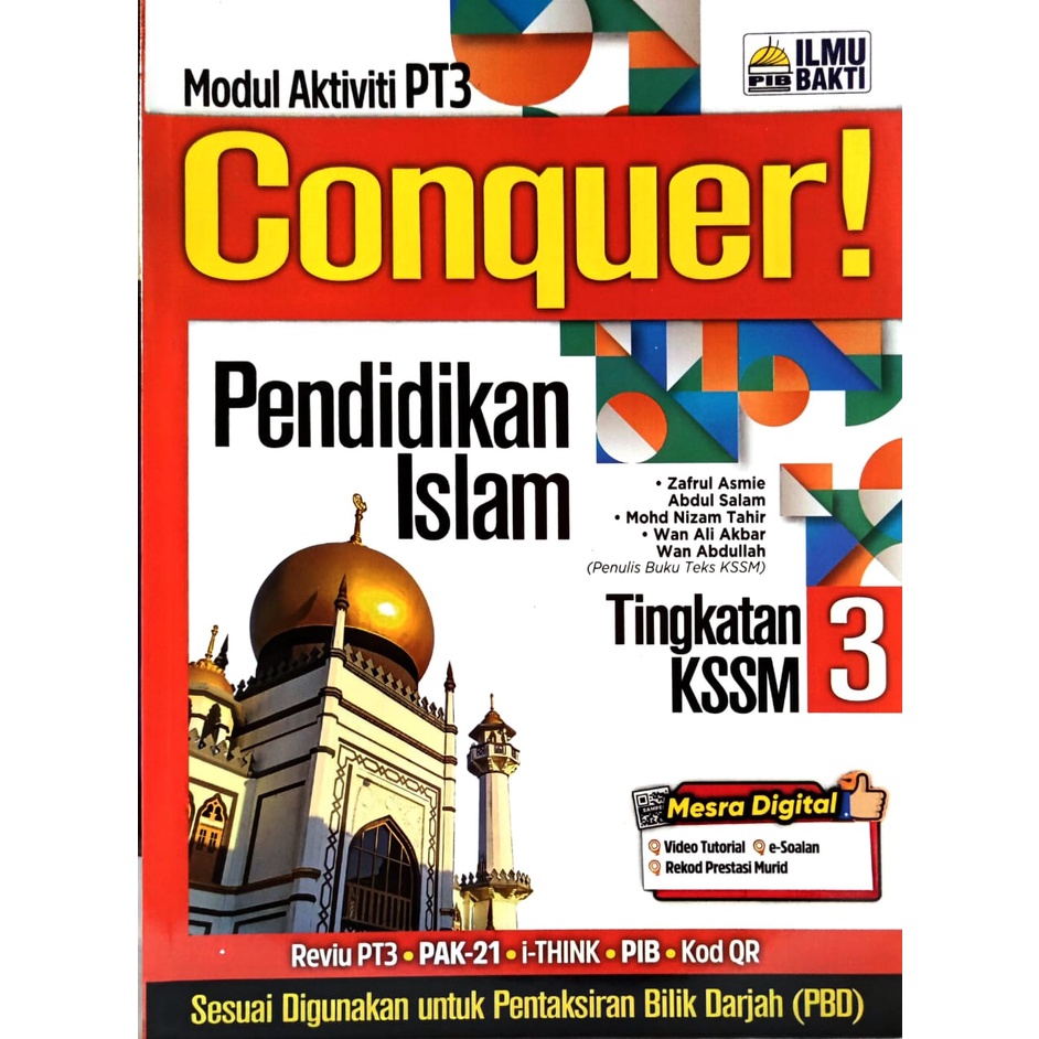 Buku Aktiviti 2022 Conquer Modul Aktiviti Pt3 Pendidikan Islam Tingkatan 1 2 3 Kssm Penerbit Ilmu Bakti Shopee Malaysia