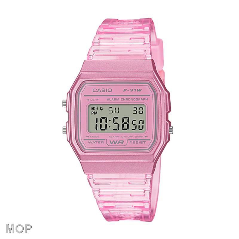 casio f91w transparent