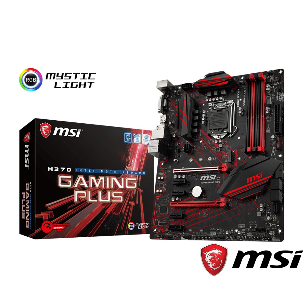 MSI H370 GAMING PLUS LGA1151 DDR4 ATX MOTHERBOARD Shopee Malaysia